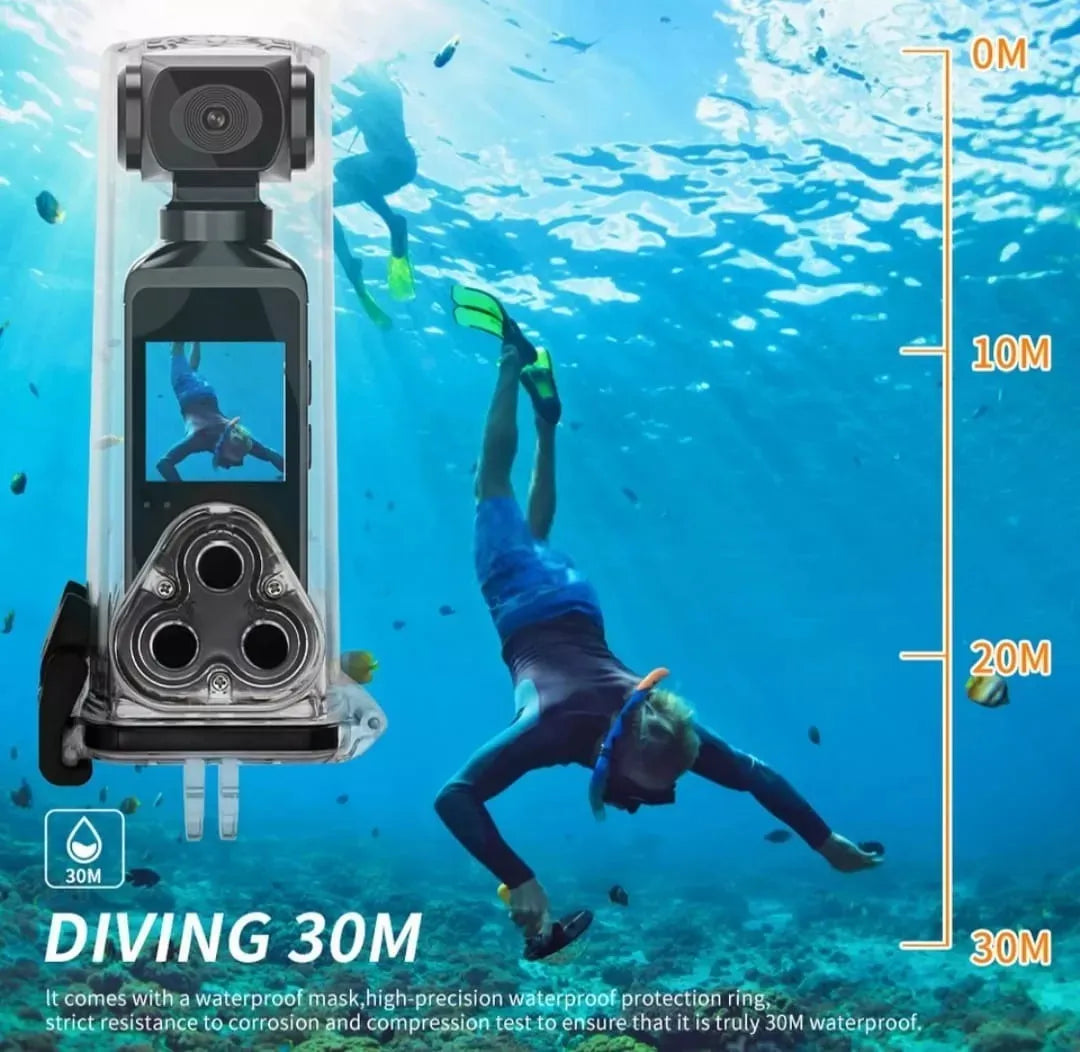 Câmera Pocket 360° HD com Tela LCD 1.3" (PROMOÇÃO)