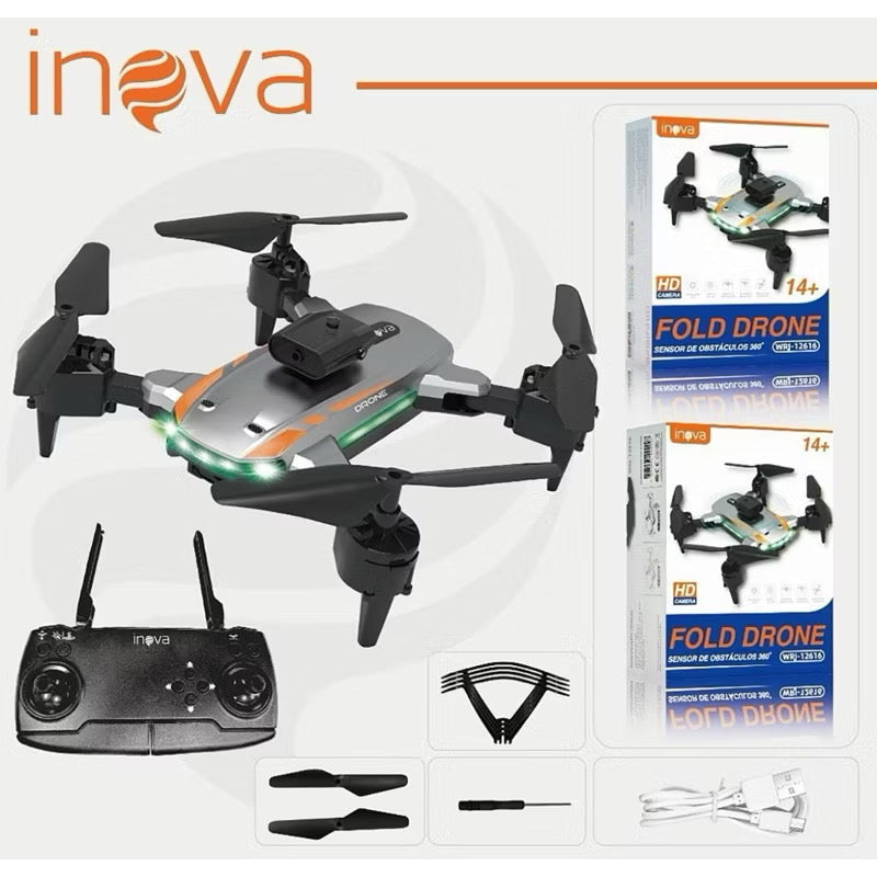 Drone Inova Dual Câmera 4K GPS Dobrável Original (PROMOÇÃO)